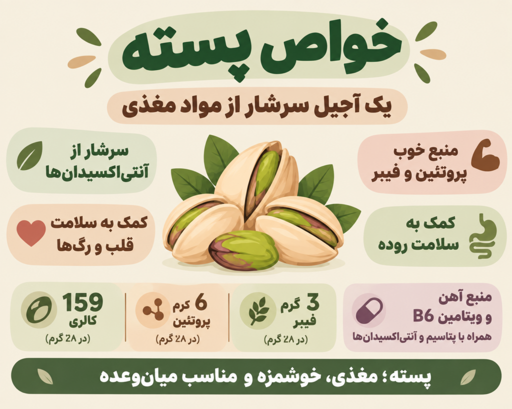 خواص پسته در طب سنتی