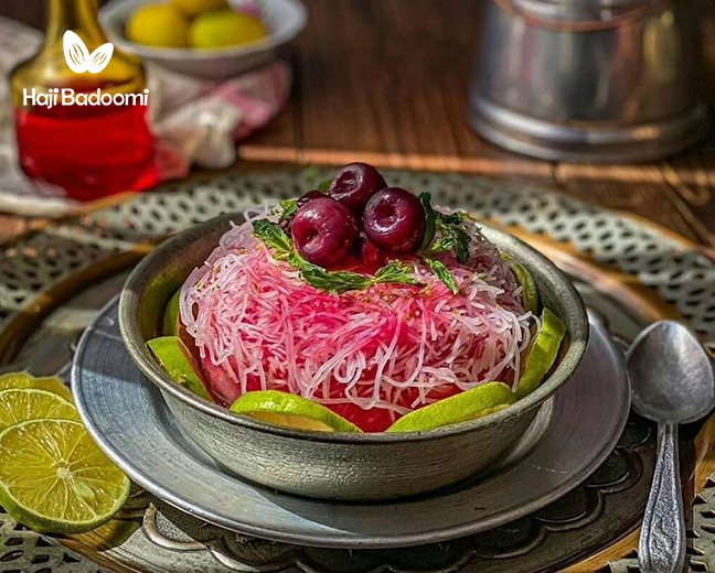 دسر فالوده شیرازی