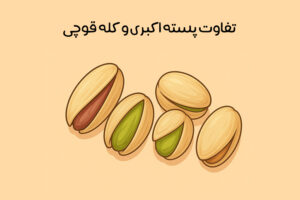 تفاوت پسته اکبری و کله قوچی: بررسی تفاوت ها + کدام بهتره؟