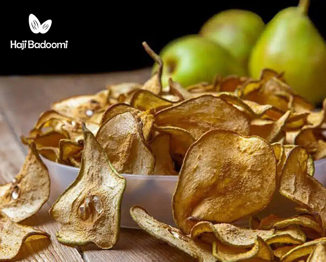 مزایا گلابی خشک برای درمان یبوست