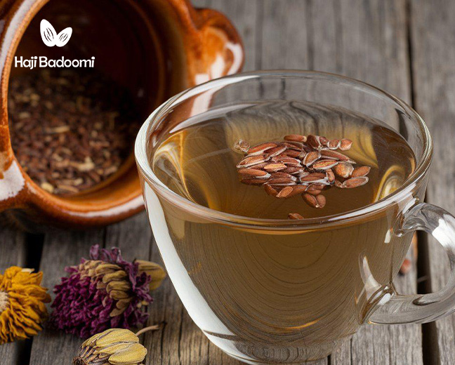 7. دمنوش تخم کتان بهترین دمنوش برای دل پیچه و اسهال