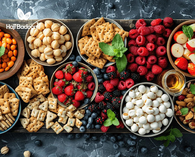 انواع تنقلات رژیمی مناسب کاهش وزن و لاغری: تنقلات کم کالری و سیر کننده