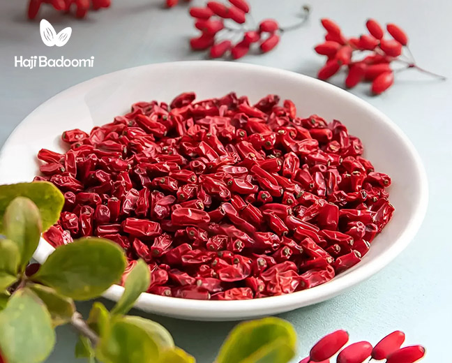 بهبود هضم و تسکین معده درد با زرشک