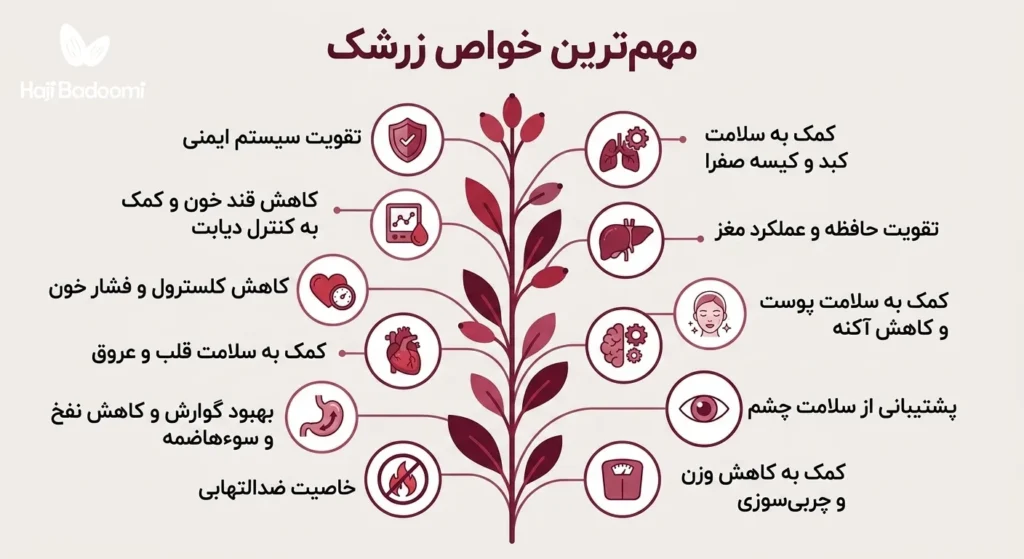 فواید زرشک برای سلامتی