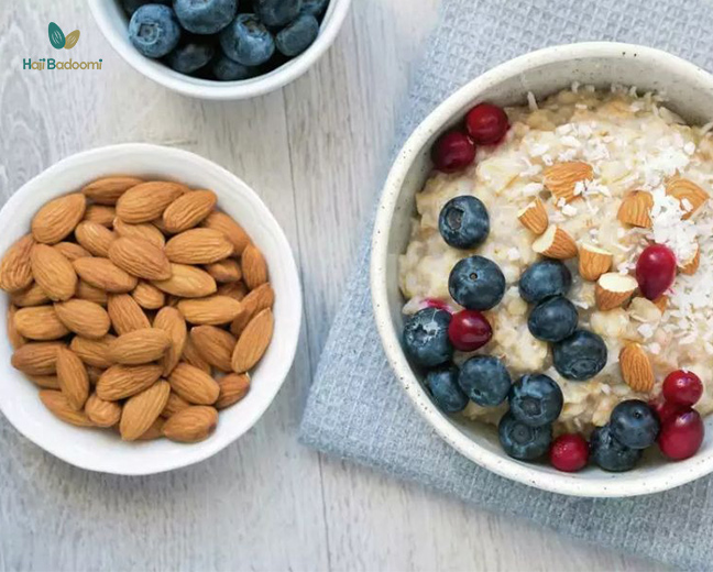 روش مصرف آجیل در صبحانه