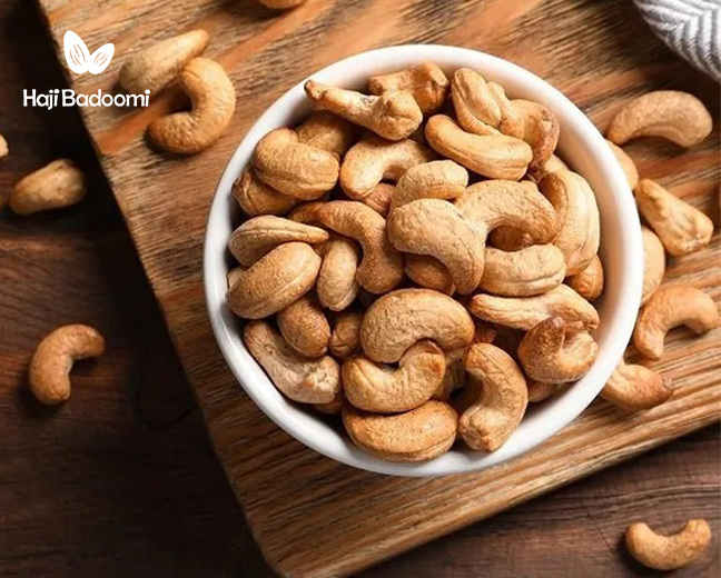 فواید بادام هندی آجیل چهارمغز