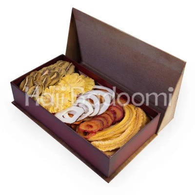 3. باکس میوه خشک طرح کهن پارسی 800 گرمی انتخابی عالی برای یلدا