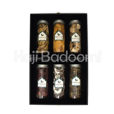 13. باکس میوه خشک لاکچری شیشه ای مدل آروا 1800 گرمی