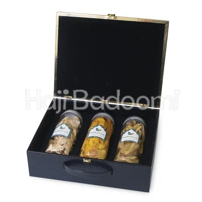 10. باکس میوه خشک لاکچری شیشه ای مدل درین 900 گرمی