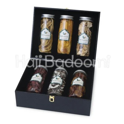 12. باکس میوه خشک لاکچری شیشه ای مدل ساوان 1800 گرمی