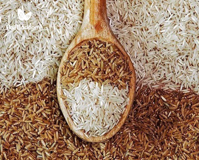 12. برنج قهوه ای از دانه های رژیمی مفید