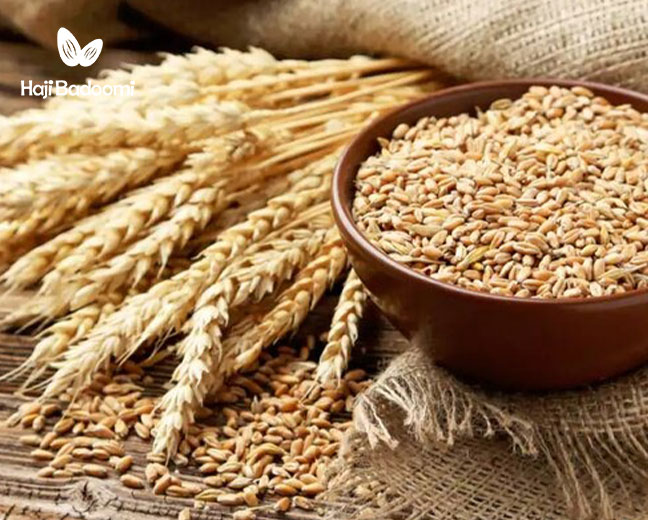 14. گندم از دانه های گیاهی پرخاصیت