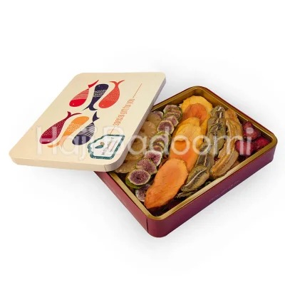 7. باکس میوه خشک مدل داراب 500 گرمی مناسب شب چله