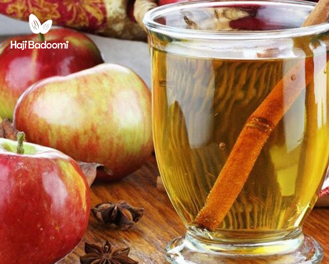 7. دمنوش سیب، به و دارچین