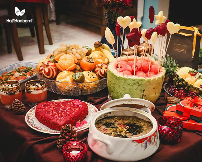 ایده تزیین آجیل شب یلدا