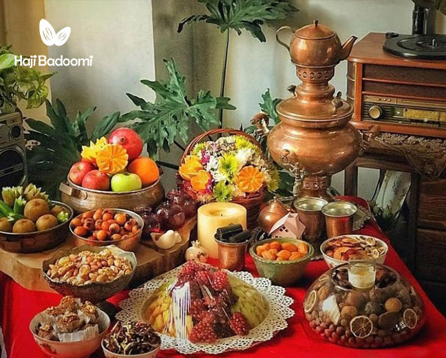 ایده تزیین آجیل شب یلدا