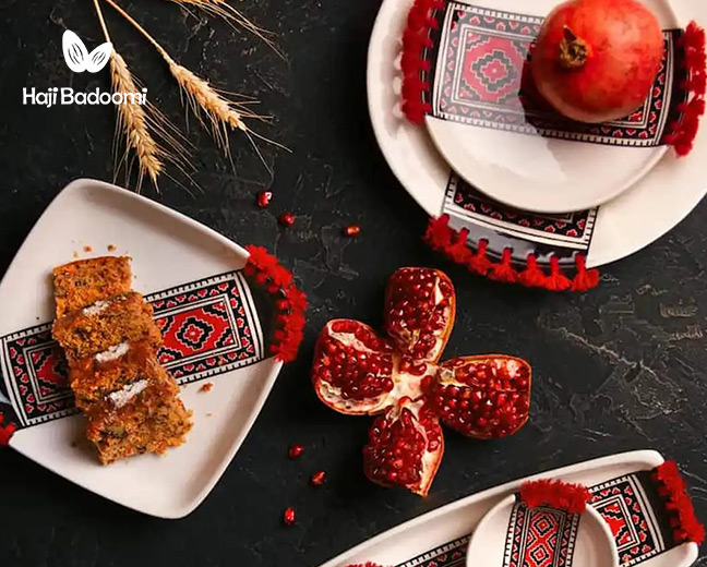 ایده تزیین آجیل شب یلدا