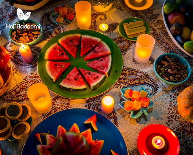 ایده تزیین آجیل شب یلدا