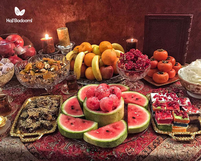 ایده تزیین آجیل شب یلدا