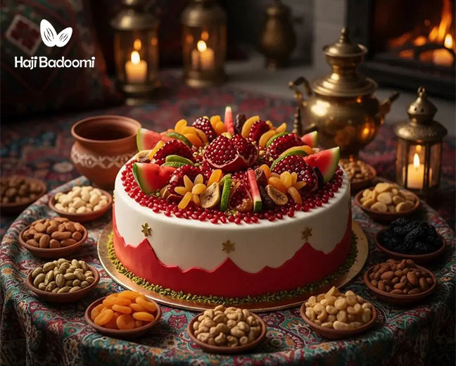 طرز تهیه کیک شب یلدا