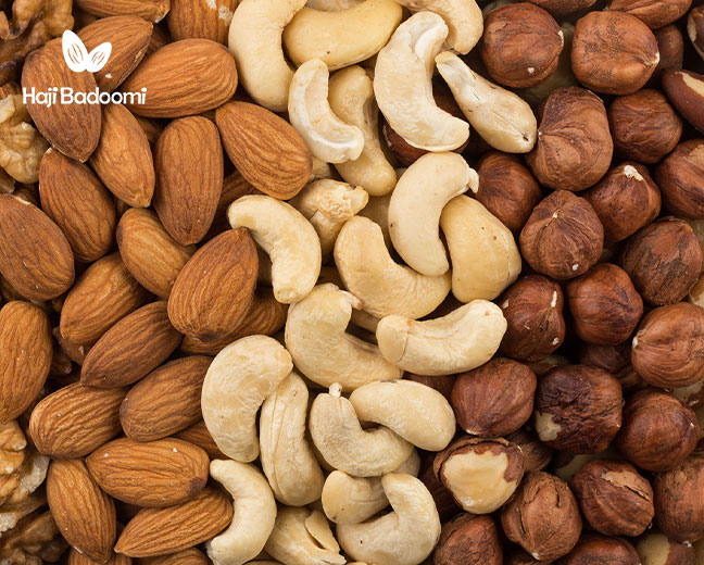 آجیل خام در باکس آجیل خام خاتم