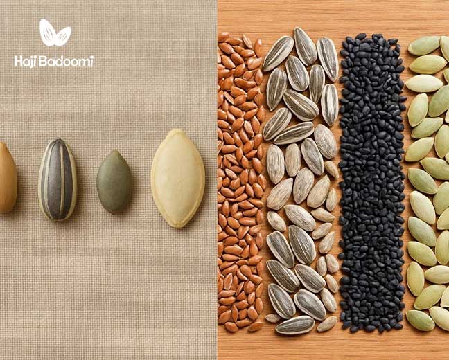 انواع تخمه در پک های شب یلدا