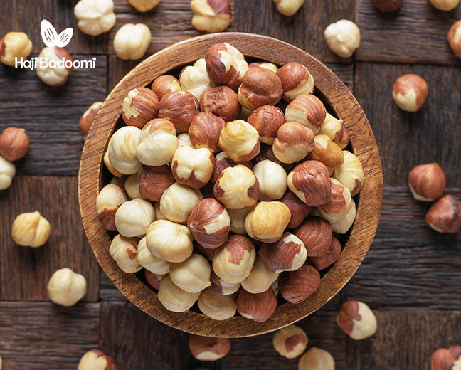 5. ترکیب فندق و عسل