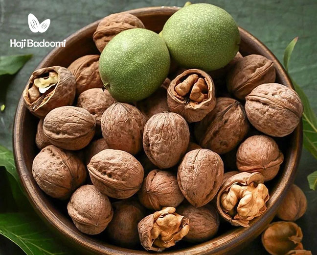 جدول مواد مغزی گردو