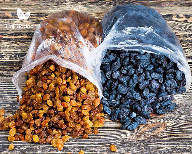 فرق مویز و کشمش در نوع انگور