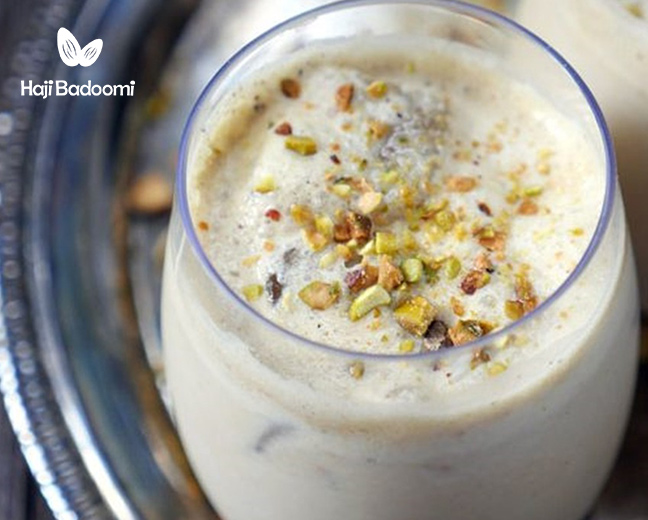 طرز تهیه شیر پسته خالص