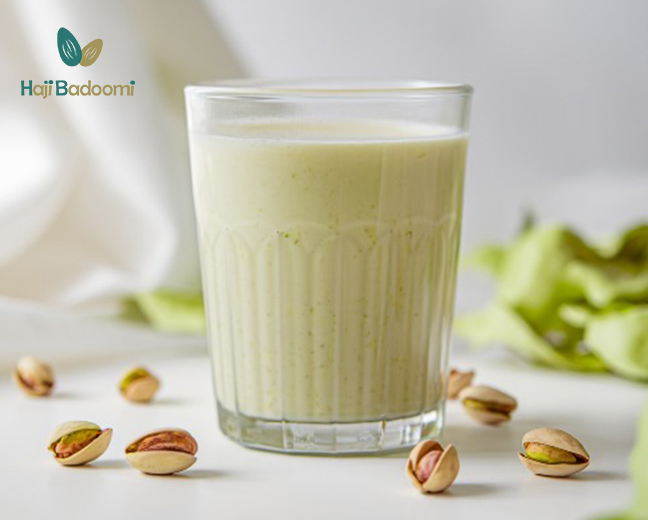 طرز درست کردن شیر پسته بدون استفاده از شیر