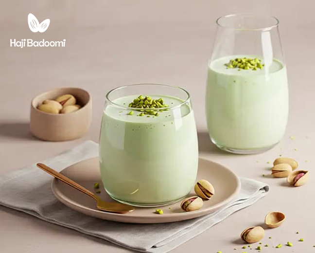 آموزش طرز تهیه شیرپسته حرفه ای