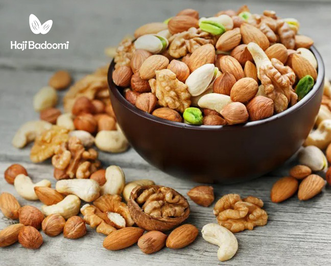 مقدار مصرف انواع آجیل مخلوط چقدر است؟
