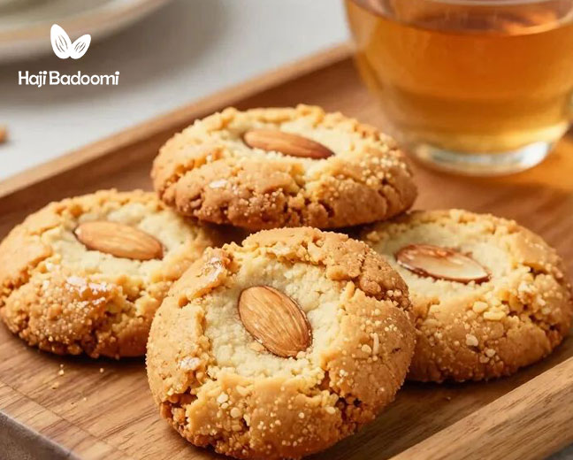 طرز تهیه شیرینی بادامی