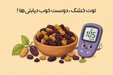 توت خشک برای دیابت: میزان مصرف و فواید آن