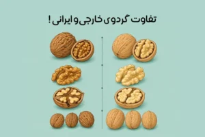 تفاوت گردوی ایرانی و خارجی: کدام نوع گردو بهتر است؟