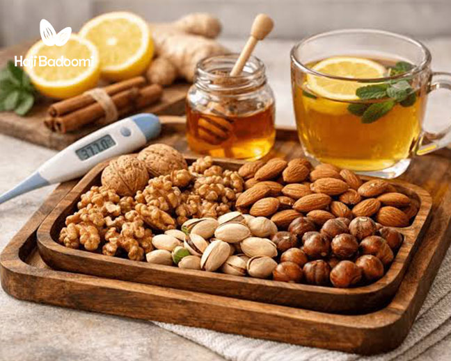 آجیل برای سرماخوردگی