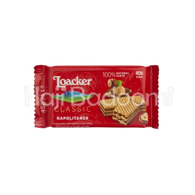 ویفر لواکر ناپولیتانر فندقی 45 گرمی