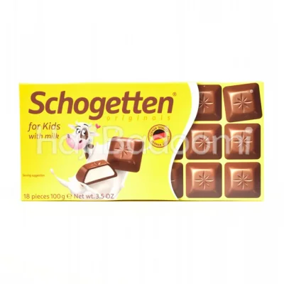 شکلات تخته ای با مغز شیری شوگتن 100 گرمی