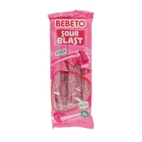 پاستیل شکری نواری ببتو توت فرنگی 180 گرمی