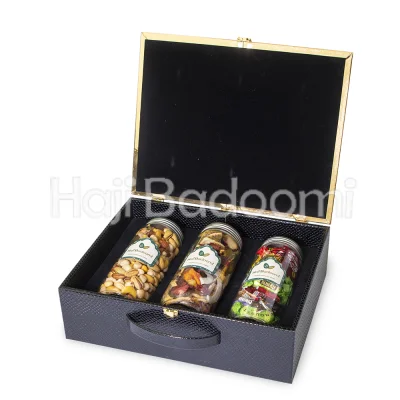 باکس شکلات لاکچری شیشه ای مدل نیهان 1100 گرمی