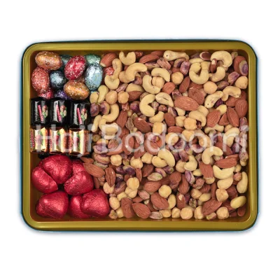 باکس آجیل و شکلات آریانا 1000 گرمی