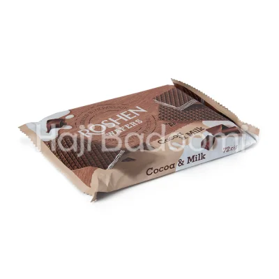ویفر کاکائویی شیری روشن 72 گرمی
