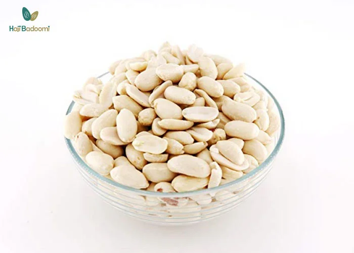 قیمت بادام زمینی پوست کنده خام