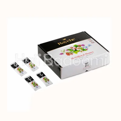 عسل ساشه ای تک نفره چند گل رایحه 100 عددی