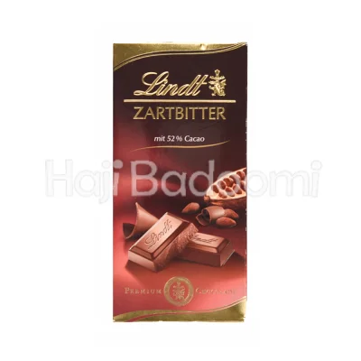 شکلات تخته ای لینت تلخ و شیرین 52 درصد 100 گرمی