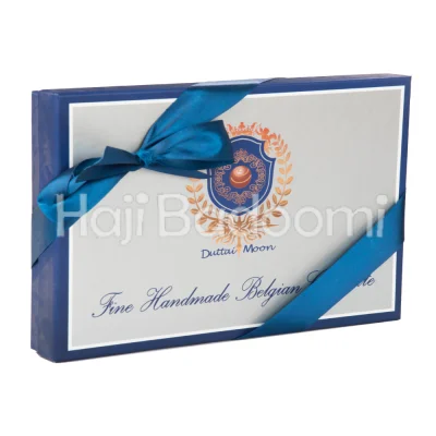 ترافل کادویی دوتایی مون دست ساز طوسی و سورمه ای 250 گرمی