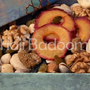 باکس آجیل یلدایی طرح ترنج  900 گرمی