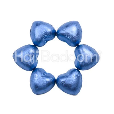 شکلات قلبی آبی پاپدا