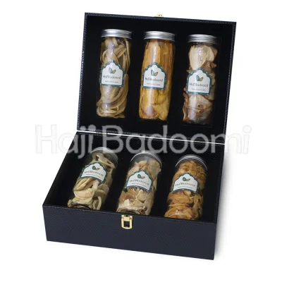 باکس میوه خشک لاکچری شیشه ای مدل آهیر 1800 گرمی